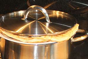 Warmhouden van pannenkoeken